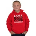 thumbnail image 5 of Hard Core Christian Religious Faith Youth Hoodie Boy Girl Teen Brisco Brands S, 5 of 6