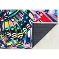 thumbnail image 3 of Elizabeth Sutton MI30A Chasing Rainbows Abstract Modern Multicolor Area Rug, 2'7" x 4', 3 of 6