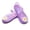 Purple, variant on Girls Jelly Sandals with Strap, Princess Closed Toe Non Slip PVC Summer Shoes White Size 8(Little Kids)