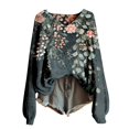 thumbnail image 2 of HLKJKLS Winter Clothing For Women Long Sleeve Crewneck Knitted Pullover Sweater Polyester Spandex Winter Warm Casual Black S-3Xl, 2 of 4