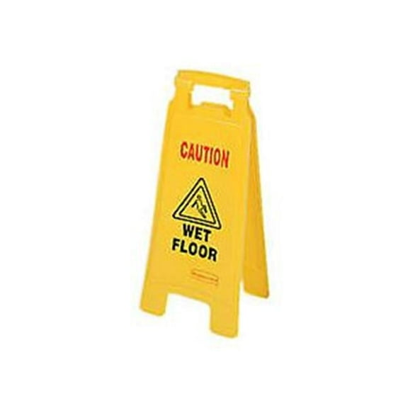 Rubbermaid  FG611277YEL Caution Floor Sign, Yellow