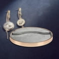 thumbnail image 3 of Almencla Plateau à Bijoux Ovale Support de Vitrine Comptoir Commode Fournitures de Magasin Gris, 3 of 7