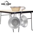 thumbnail image 3 of Soidarity Coolcamp Outdoor Bowl 300ml Vajilla de camping con mango 304 Acero inoxidable Boca ancha Reutilizable Utensilios de cocina lavables Kits de desorden para acampar Plata Soidarity OD021934-01, 3 of 6