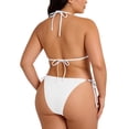 thumbnail image 3 of Raeneomay Women's Plus Size Checkered 2 Piece Bikini Set, Halter Tie Side Swimsuit 0XL-4XL, 3 of 8