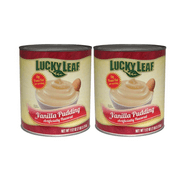 Lucky Leaf Ready To Use Premium Vanilla Pudding, 2-Pack 7 lb (112 oz.) #10 Cans
