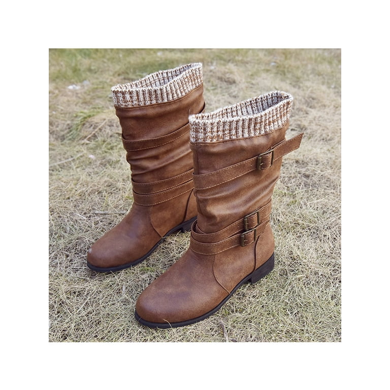 Walmart slouch clearance boots