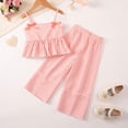 thumbnail image 6 of Kogui Outfit Baby Girl Kids 2 Piece Outfits Girls Crop Tops Hoodies Short Sleeve Fashion T-Shirts and Pants 3T 4T (Pink,3-4 Years), 6 of 9