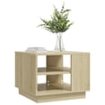 thumbnail image 2 of vidaXL Coffee Table Sonoma Oak 55x55x43 cm Engineered Wood, 2 of 4