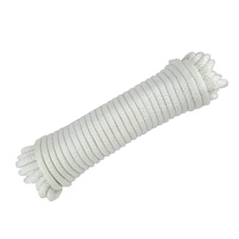 Nylon Rope Twisted Solid Braided 1 Roll Of 3/8 Inch x 50 Feet Rope