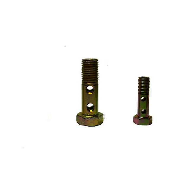 M8 M10 M12 M16 M18 M20 Hollow Screw Double hole Hex Bolt Hexagon Screws 1PCS ,Strong Fixing Force