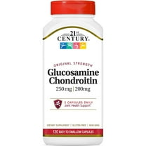 21st Century Glucosamine / Chondroitin, Original Strength, 120 Easy to Swallow Capsules