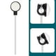 thumbnail image 3 of Accessori per grancassa con testa del battitore del pedale in feltro, sostituzione della testa del martello del battitore del piede della grancassa di Baoblaze batidor de pedales, 3 of 8