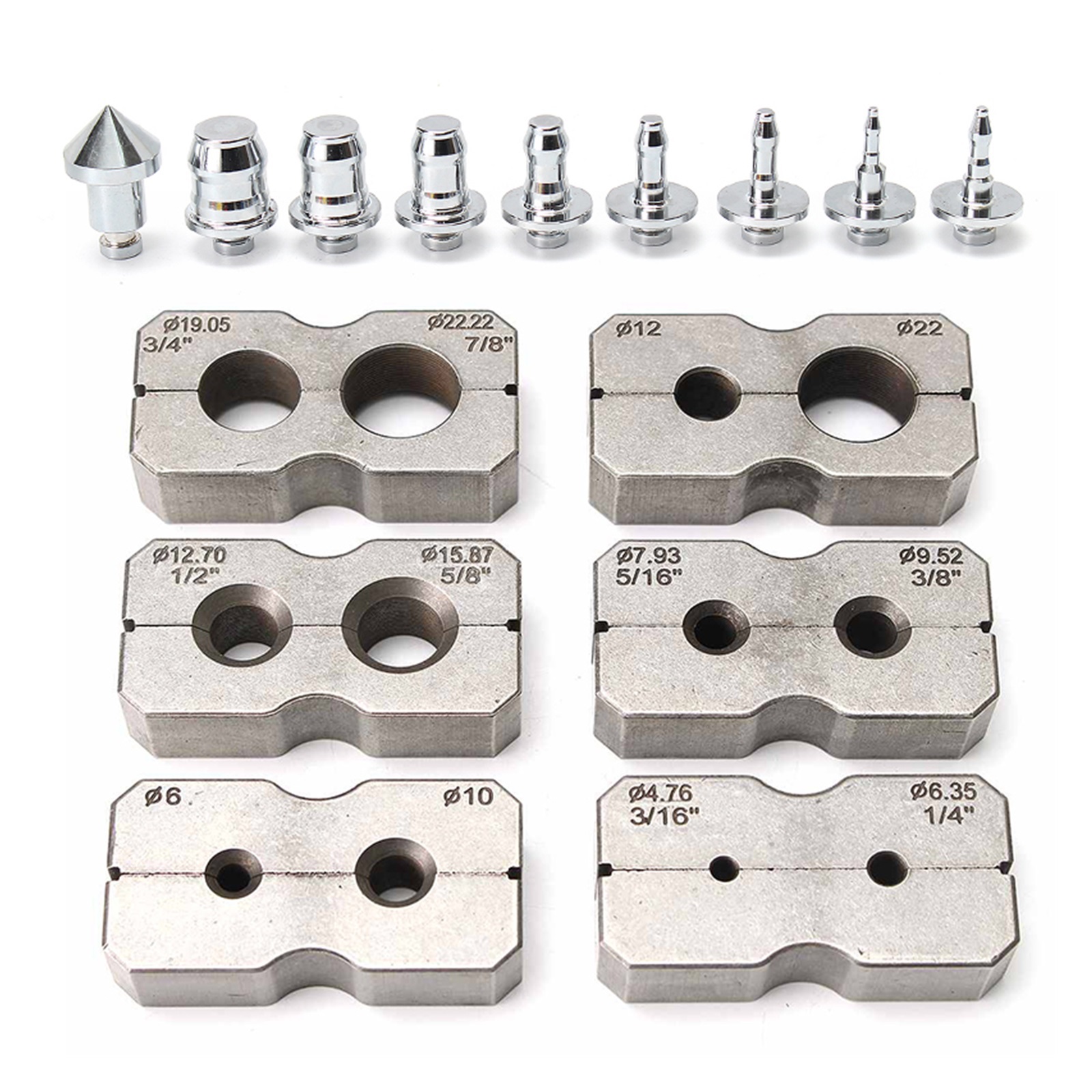 Hydraulic Tube Expander Tool Kit WK-400 7 Lever Hydraulic Pipe Expander Pipe Fuel Line Flaring Tools HVAC Tools 5-22mm