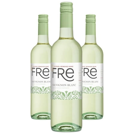 Sutter Home Fre Sauvignon Blanc Non-Alcoholic Wine 750ML, 3-PACK