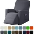 thumbnail image 1 of Subrtex Housse Extensible pour Fauteuil Inclinable 1 Pce, Housse Texturée à Carreaux avec Poches, 1 of 6