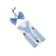 thumbnail image 2 of Los tirantes de los niños con la corbata de la pajarita son los jeans de cosplay de la forma de la elástica para niños azul, 2 of 8