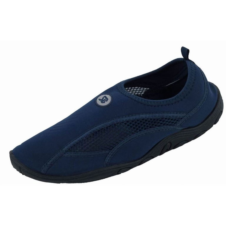 Mens Water Shoes Aqua Socks Barefoot Breathable Athletic Blue Black Size 46 WOTTE Water Shoes for Men Barefoot Quick-Dry Aqua Sock  main image 4