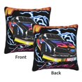 thumbnail image 3 of Fundas de almohada de terciopelo Nascar, fundas de almohada decorativas suaves y acogedoras con cremallera oculta para dormitorio, sofá, sillón, funda de almohada de terciopelo, 3 of 8