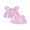 Pink, variant on BemeyourBBs Toddler Baby Girls Golf Outfit Little Baby Girls Summer Clothes Cute Golf Cart Embroidery Flying Sleeve Plaid Smocked Shirt Tops with Shorts 2Pcs Set