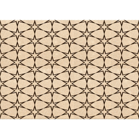 Ahgly Company Machine Washable Indoor Rectangle Transitional Copper Brown Area Rugs, 6' x 9'