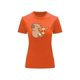 thumbnail image 2 of Playera Blusa De Capibara Comiendo Pizza Ropa Divertida Para Mujer Capibara Color Anaranjado Talla Mediana Marca Emil SaEs, 2 of 4
