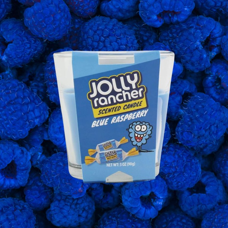 Jolly Rancher Candy Scented Candle 3 Pack (Blue Raspberry
