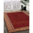 thumbnail image 3 of Ahgly Company Machine Washable Indoor Rectangle Abstract Red Fox Red Area Rugs, 8' x 10', 3 of 7