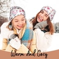 thumbnail image 4 of Yiaed Cute Poodle Dog Print Winter Beanie for Men Women, Fleece Lined Beanie Soft Warm Knit Hat Ski Stocking Cuffed Ca, 4 of 6