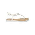 thumbnail image 2 of Women T-Strap Rhinestone Embellished Flat Sandal - 18005 by SBUP Collection, 2 of 6