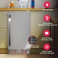 thumbnail image 4 of Frigidaire 3 Cu. ft. Built-in Fridge, 82L Frost-Free Beverage Fridge, Stainless Steel, 4 of 11