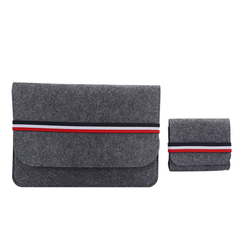 with Independent Small Bag Computer Bag, Black Wear-resistant Notebook Case, Bag, Durable for 13.3inch Laptop