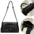 thumbnail image 4 of Yucurem Pu Leather Crossbody Bag Chain Strap Women Hobo Bag Messenger Bag (Black) Fashion shoulder bag (Black), 4 of 10