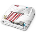 thumbnail image 2 of Yibo 3D Popcorn Film Blanket Flannel Soft and Comfortable Anti-static Bed Sofa Blanket, 2 of 5