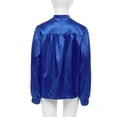 thumbnail image 4 of vastwit Kids Boys Praise Dance Shirt Satin Pullover Top Long Sleeve Church Liturgical Worship Dancewear Royal Blue 16, 4 of 7