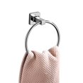 thumbnail image 1 of Stainless Steel Towel Ring Hanger Kitchen Bathroom Hand Towel Holder Wall Mounted Circle Rack, 1 of 7