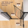 thumbnail image 5 of DOMIPET 42'' Extra Tall Pet Gate, 29.5''-43'' Wide Pressure Mounted Dog Gate for Doorways & Stairs, Black, 5 of 7