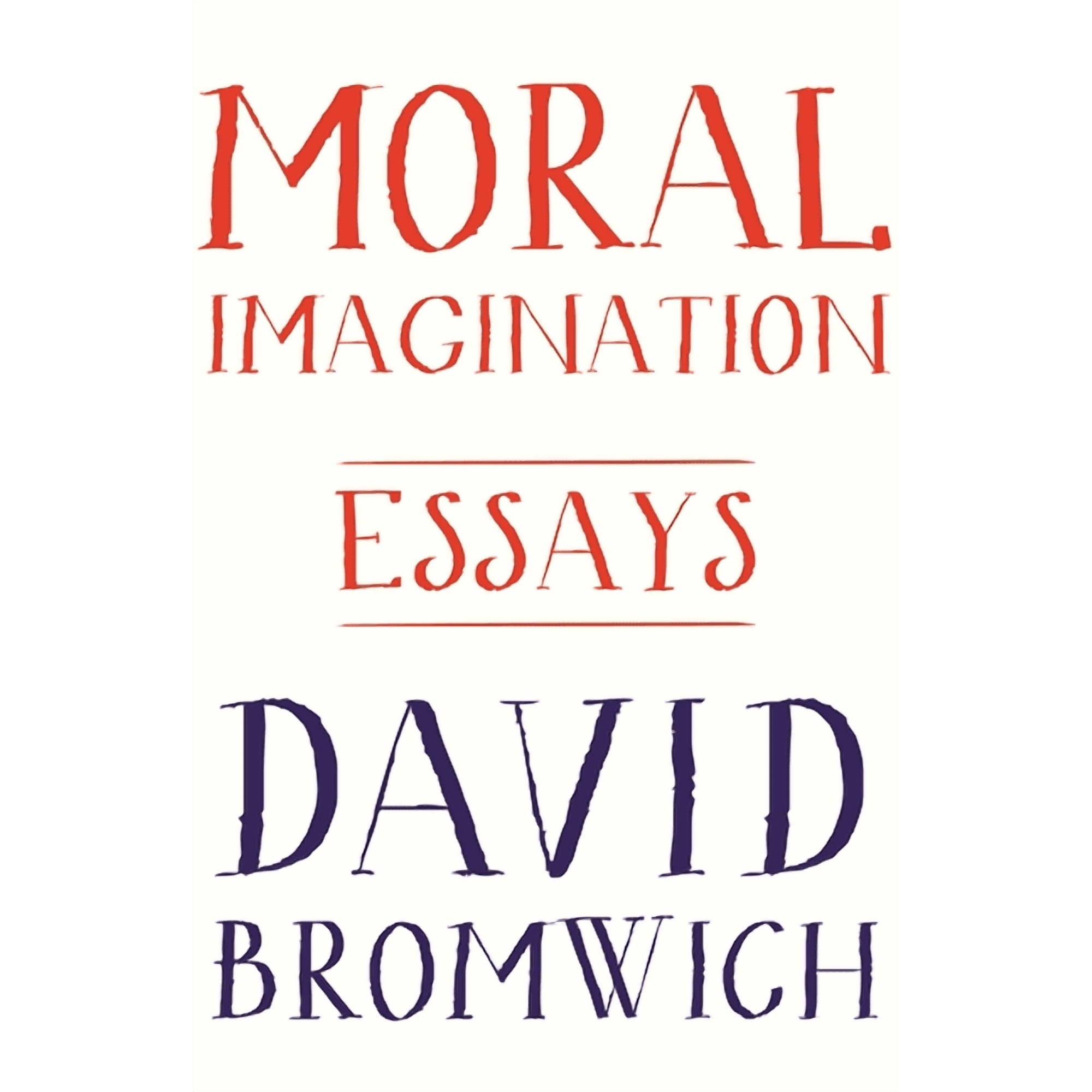 Moral Imagination: Essays (Paperback)