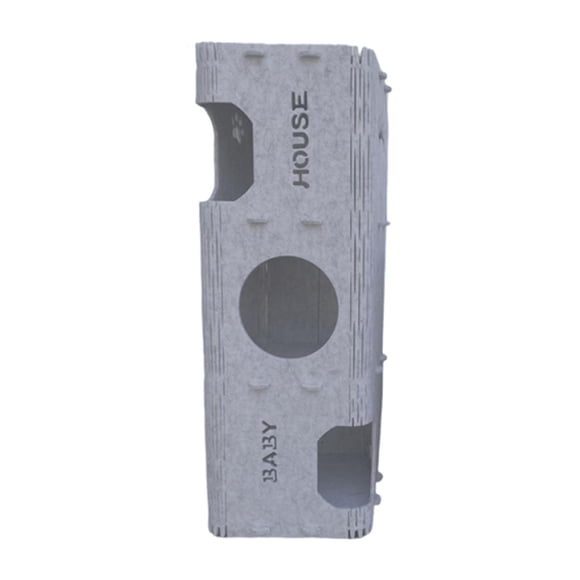 Casa de fieltro para gatos, cama para gatos, árbol trepador, refugio multicapa, tubo de juego, túnel de descanso Gris claro