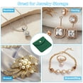 thumbnail image 6 of REGALWOVEN Jewelry Pouches with Snap Button, Velvet Jewelry Portable Storage Dark Green, 6 of 6