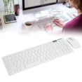 thumbnail image 4 of Keyboard and Mouse Wireless, Keyboard Mouse Combo 10m Remote Connection Smart High Sensitivity  for Notebooks for Tablet Computers for Smart Phones White,Black, 4 of 7