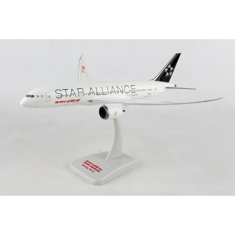 Hogan Wings HG10277G Air India 787-8 1-200 Star Alliance with Gear