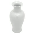 thumbnail image 3 of 12" White Porcelain Fishtail Vase, 3 of 7