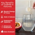thumbnail image 5 of KETO SCIENCE Ketones Powder, Exogenous Ketone Powder, with goBHB, Keto Electrolytes Powder, Supports Metabolism, Focus and Workout Support, Passion Fruit Flavor, 15 Servings, 5 of 7
