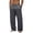 Gray, variant on Hsovts Mens Open Cuff Wide Leg Sweatpants, Elastic Drawstring Waist Loose Fit Trousers with Side Pockets Casual Outdoor Wear Red 3xL