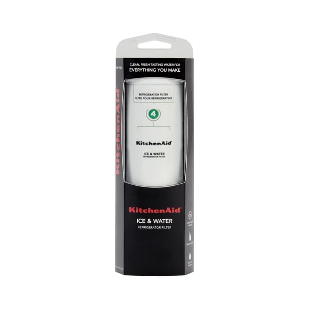 Filtro de agua y hielo para refrigerador KitchenAid 4 - KAD4RXD1, paquete individual, verde