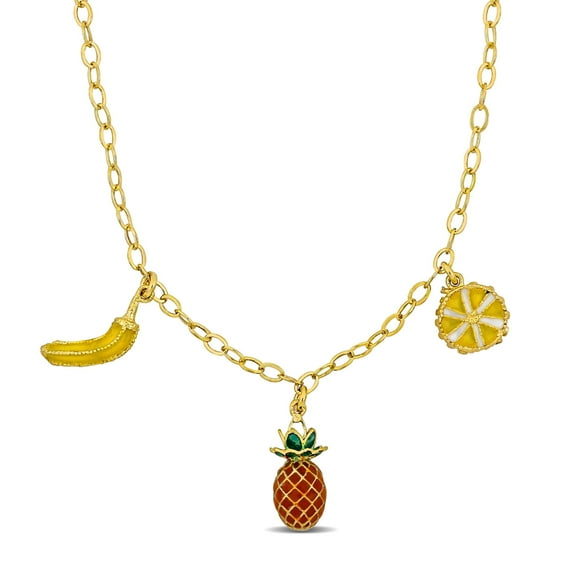 Everly Women's Yellow Gold Plated Necklace