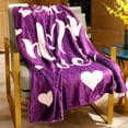thumbnail image 4 of Best Mum Ever Blanket Mum Blanket Flannel Blanket for Mum Gift for Mum for Women on Her Birthday from Daughter Son(Blue), 4 of 6