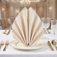 thumbnail image 2 of Unique Bargains Washable Reusable Cotton Cloth Napkins Beige 17x17inch, 2 of 6