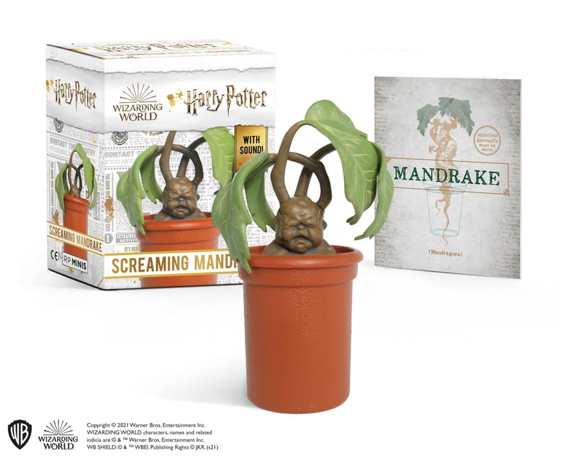 Rp Minis Harry Potter Screaming Mandrake With Sound Paperback Walmart Com
