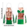 thumbnail image 3 of Couple Aprons With Santa Style Design Festive Holiday Cooking Aprons With Trim And Belt Buckles Kitchen For And Custom Aprons for Men Bar Aprons for Men Men Cooking Aprons Kitchen Smocks for Women, 3 of 4